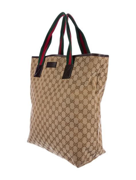 gucci shopping bag canvas